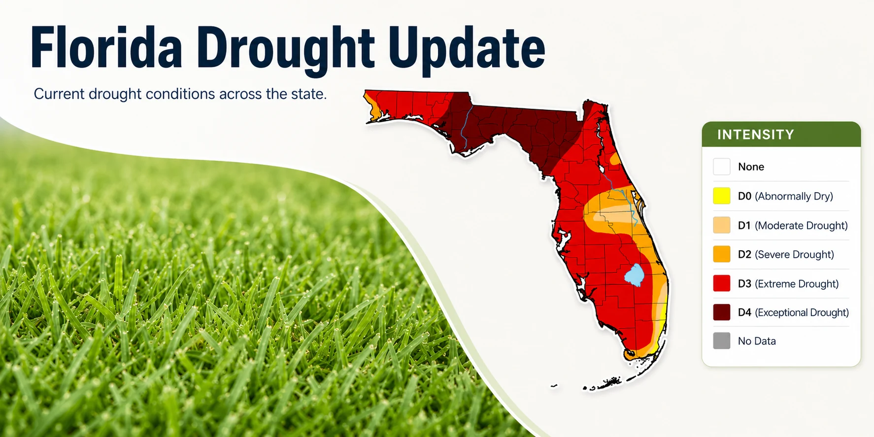 florida drought update map